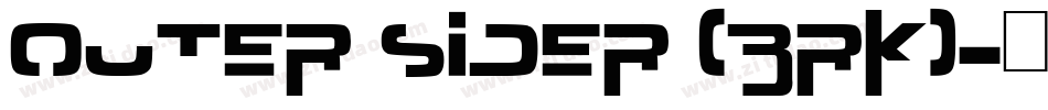 Outer Sider (BRK)字体转换